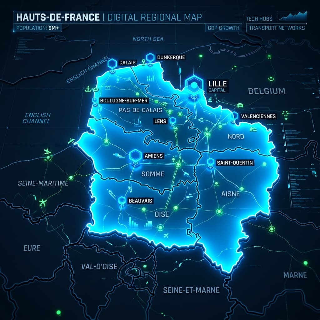 Carte d'intervention A+ Protection Hauts-de-France